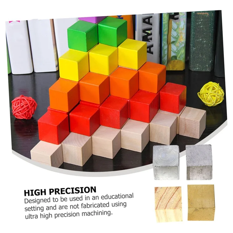 4Pcs Cube Group Density Investigation Cylinder Scientific Density Cube Science Education Products
