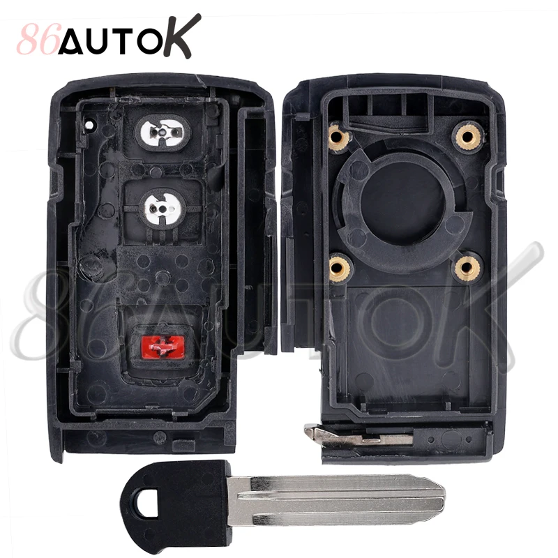 Car Key Fob Cover Case Shell for Toyota Prius 2004-2009  FCC ID: MOZB31EG Car Entry Remote Replacement with Blank Key