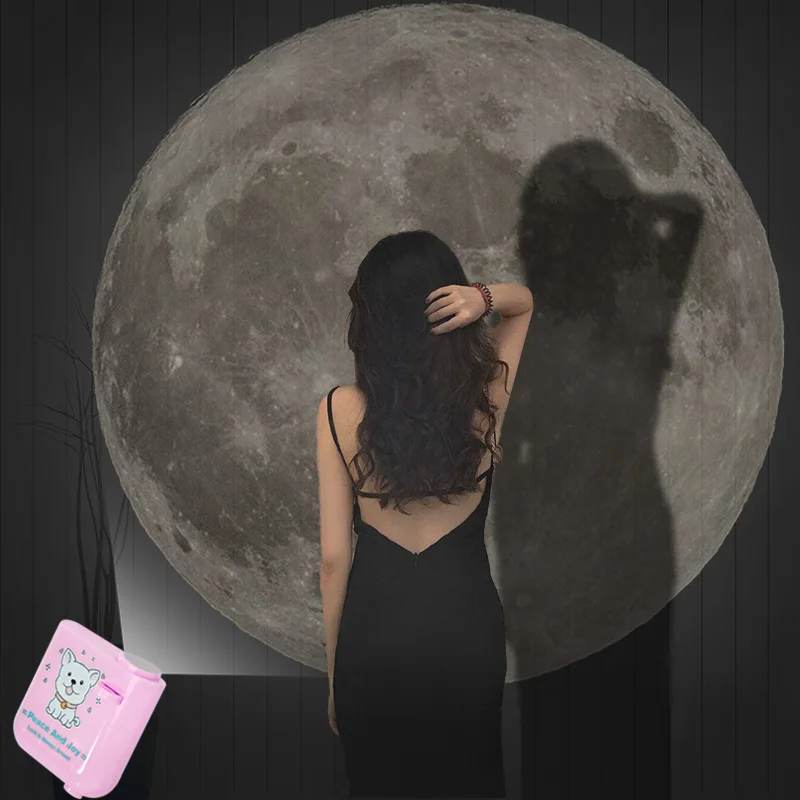 Sunset Projector Lamp Background Wall Atmosphere Light LED Night Light Decor For Bedroom Lighting Creative Galaxy Projector