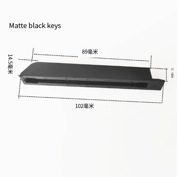 

Piano tuning repair tools Piano accessories Black key Black key leather light matte