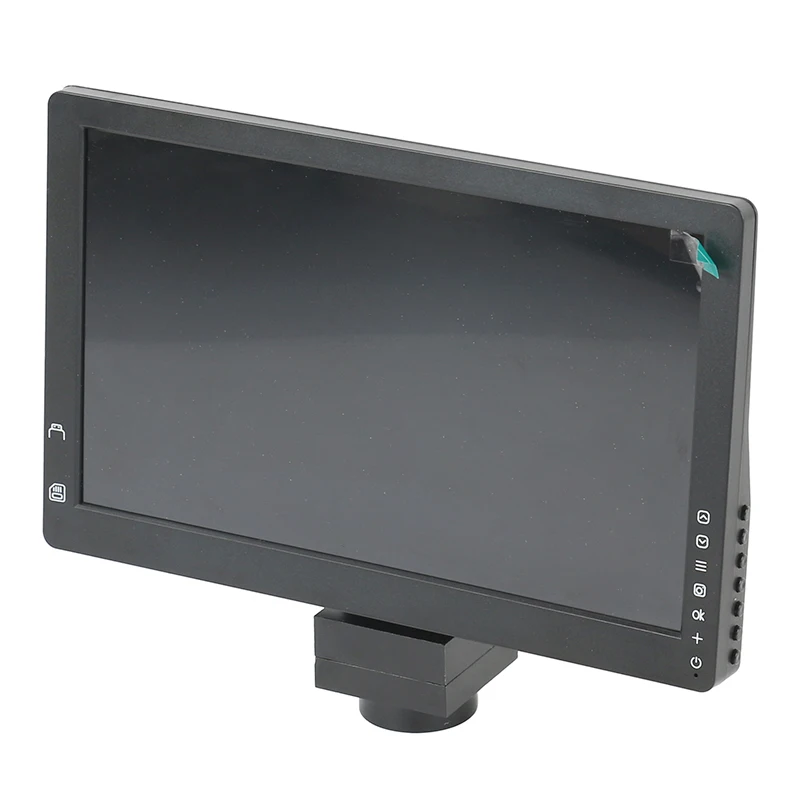 Imagem -04 - Câmera de Vídeo Eletrônica c Mount Microscópio Trinocular Estéreo Sistema de Monitoramento Monitor Indústria Display Lcd Usb tf Polegada 12mp