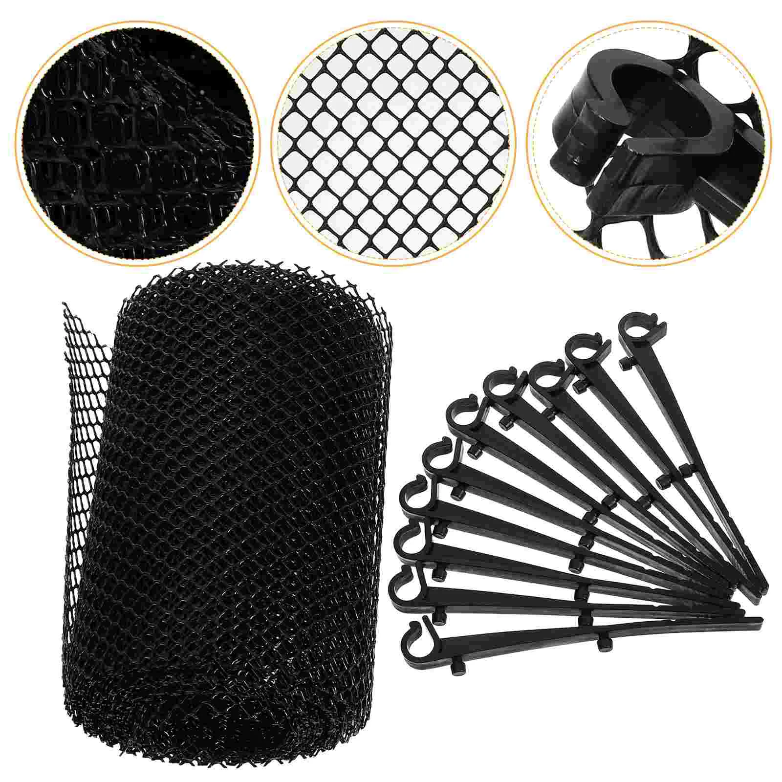 

Anti-clogging Net Roof Gutter Prevent Protectors Downspout Guard Splash Ladder Leaf Guards Leaves