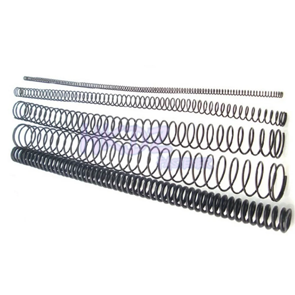 1pc Pressure Spring Y-type Compression Spring 65 Mn Steel Pressure Spring Wire Dia 0.3/0.4/0.5/0.6/0.7/0.8/0.9/1mm Length 305mm