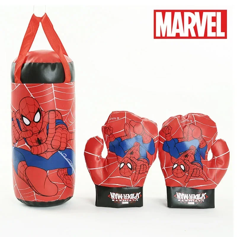 

Disney Marvel Spider-Man Iron Man Anime Captain America Gloves Sandbag Suit Boxing Outdoor Sports Kids Toy Birthday Gifts