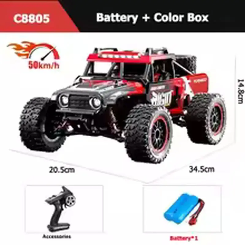

JJRC C8805 RC Car 4x4 Super Brushless 50/60/70KM/H 4WD High Speed RC Off-Road Car Children and Adults Toys