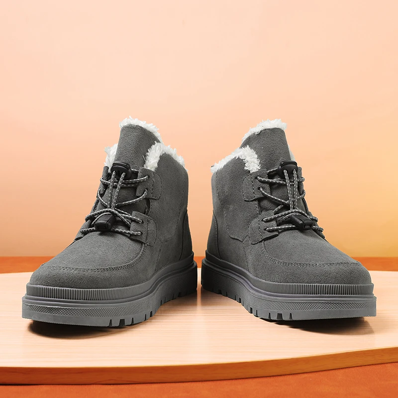 Children's snow boots, cotton shoes, winter high top fashionable new style with plush and thick boots Comfortable shoes for girl