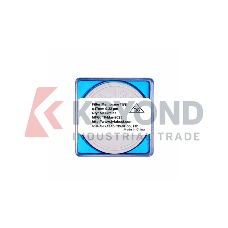 PTFE Membrane Filter Disc Hydrophobic 47mm Diameter 0.1 5μm Laboratory Filtration Consumables 50PK Research Equipment Use Series
