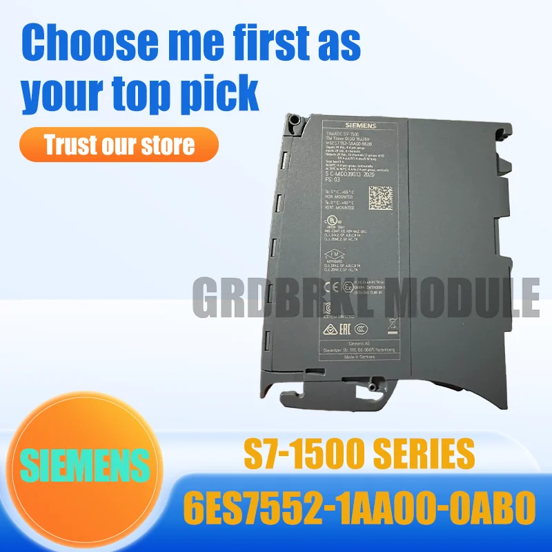 

New Original SIEMENS 6ES7552-1AA00-0AB0 6ES7 552-1AA00-0AB0 S7-1500 Timer Module