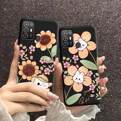 For ZTE Blade A52 Lite a52 Case Natural Soft Silicone Beauty Floral TPU Phone Case For ZTE Blade A53 Pro Back Cover Protector