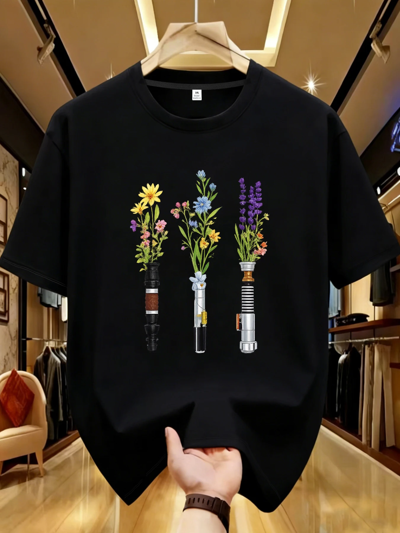 

【WDS01147】Creative printing plus size women's T-shirt summer casual street fashion women's Joker short sleeve T-shirt