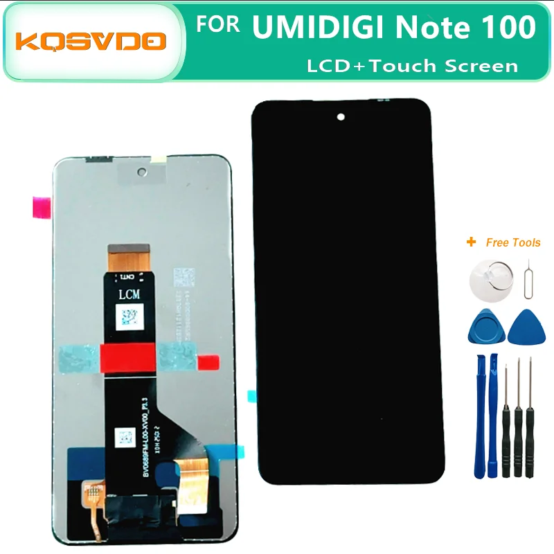 100% Original LCD + Touch Screen Digitizer Display For UMIDIGI NOTE 100 note100A Cellphone Module Repair Replacement Part