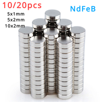 Neodymium Magnet 10x2mm Strong Neodymium Permanent NdFeB Magnet Disc Magnet Magnets Super Strong 5*2 Hardware Home Improvement