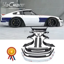 Fiber Glass PD RB Style Body kit Fit For 1975-1978 Datsun 280ZX S130 Coupe BodyKit Bumper Lip Fender Flare Rear Spoiler Wing