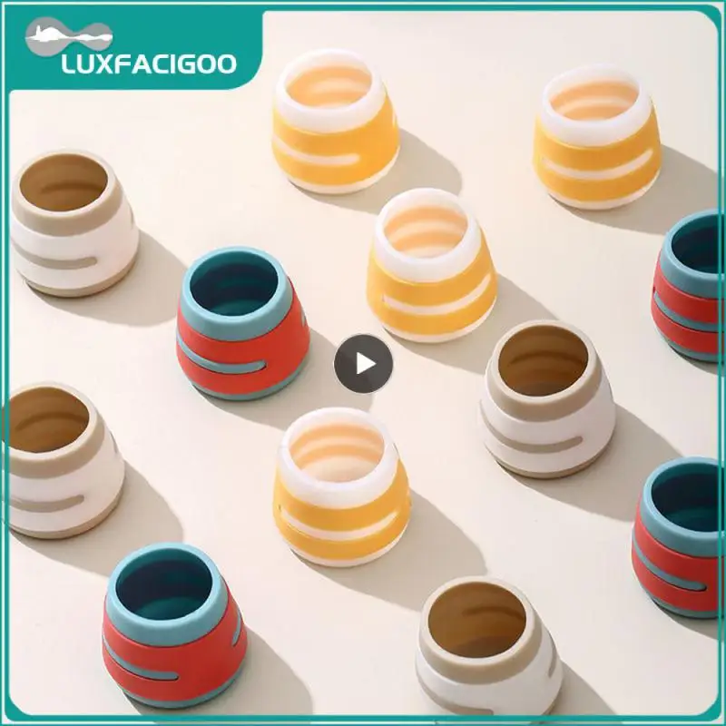 /set Silicon Table And Chair Foot Cover Universal Table Leg Pads Table And Chair Foot Covers Silent Anti-slip Leg Caps Mat