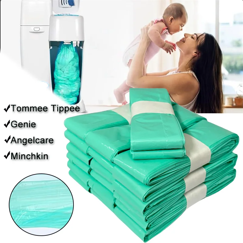 1/5/10Pcs  Diaper Pail Refills Bags For Angelcare Trash For Sangenic Tommee Tippee For twist & click For Genie For Munchkin