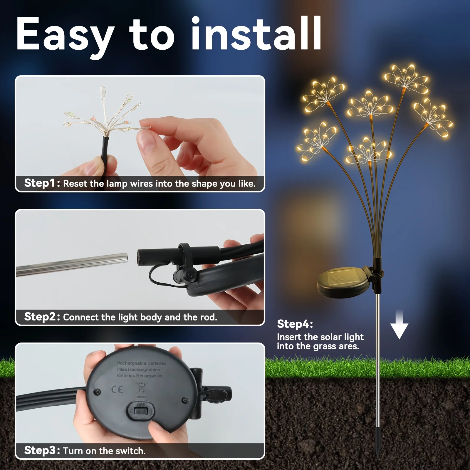 Solar Garden Fairy Light Outdo - Wired Pathway Light review and price