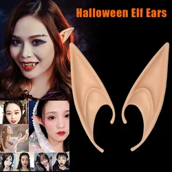 2pcs Elf Ears False Soft Pointed Angel Fairy Costume Gift For Halloween Party Cosplay 2 Pcs Halloween Party Cosplay Elf Ears