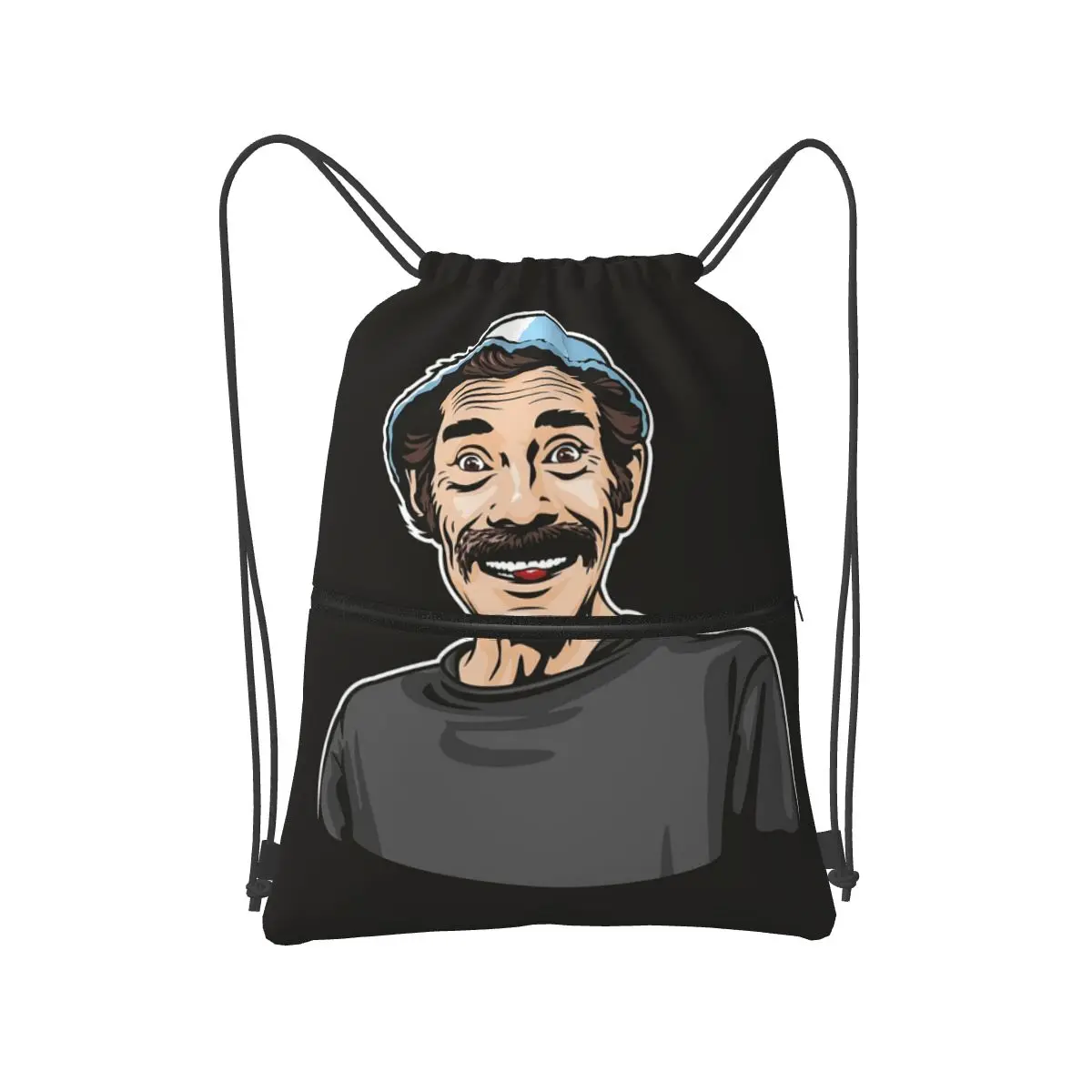 

Don Ramon - El Chavo Del Ocho Backpacks Multi-function Drawstring Bags Shoes Bag Book Bags for Travel Students