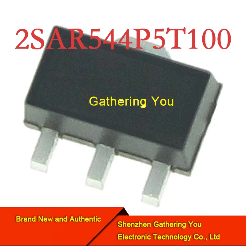 Transistor de junção bipolar, novo, autêntico, 2SAR544P5T100, SOT89