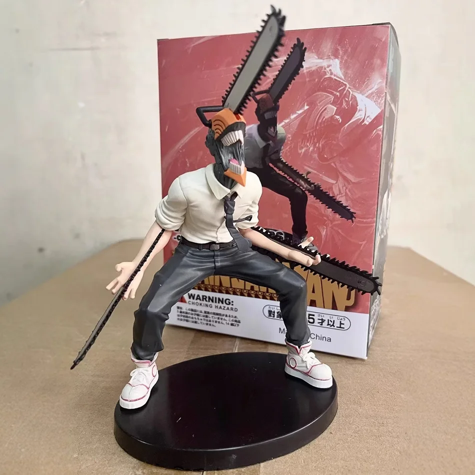 Chainsaw Man Anime Figur Power Denji Action Figure PVC Chainsaw Man Power Figur PVC Erwachsene Sammlung Zusammensetzbares Modell Spielzeug