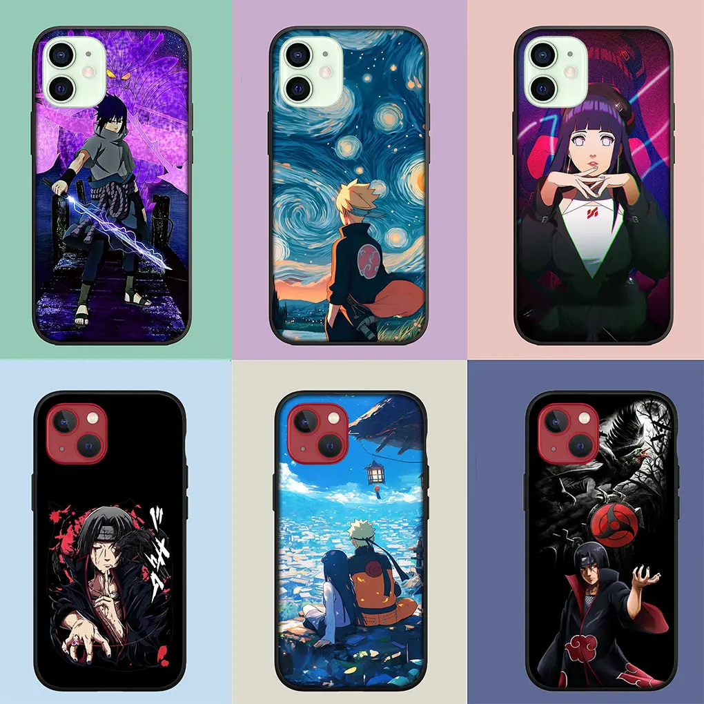 Itachis Akatsukis Uchihas Pain Sasuke hone Cover Case for Apple iPhone 15 14 Plus 13 12 Mini Pro Max XR + 13Pro 14+ 15+ Casing