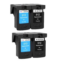 Europe PG512 CL513 Catridge Compatible for Canon pg 512 cl 513 ink cartridge Pixma mp230 mp250 MP240 MP270 MP480