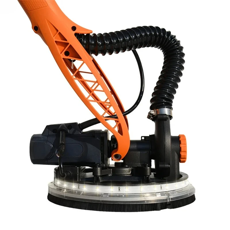 Long pole wall grinding machine wall sandpaper machine dust-free modification electric brushless putty wall grinding machine