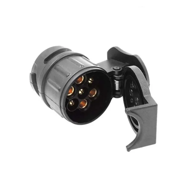

13-7-контактный адаптер для прицепа, разъем для проводки прицепа, розетка, 12 В, автомобильные детали