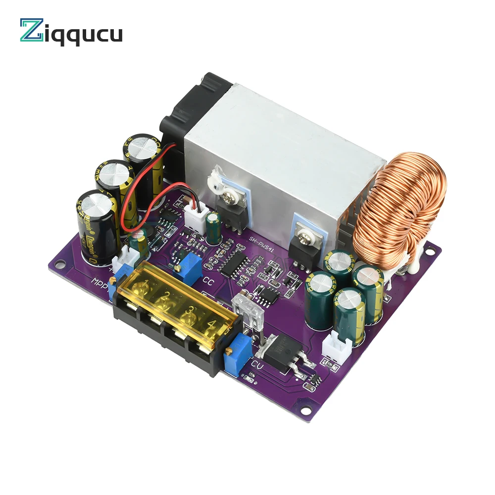 

MPPT Solar Charge Controller DC 18-90V 800W Adjustable Step-Down Module for Lithium Battery Storage in Solar Power Systems