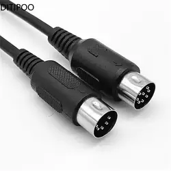 Midi Din 5pin Mannelijke Naar Mannelijke Kabel Midi 5 Pin Din Plug Naar 5 Pins Din Audio Extensie Mannelijke Kabel Din-5pin M/M Kabel Adapter