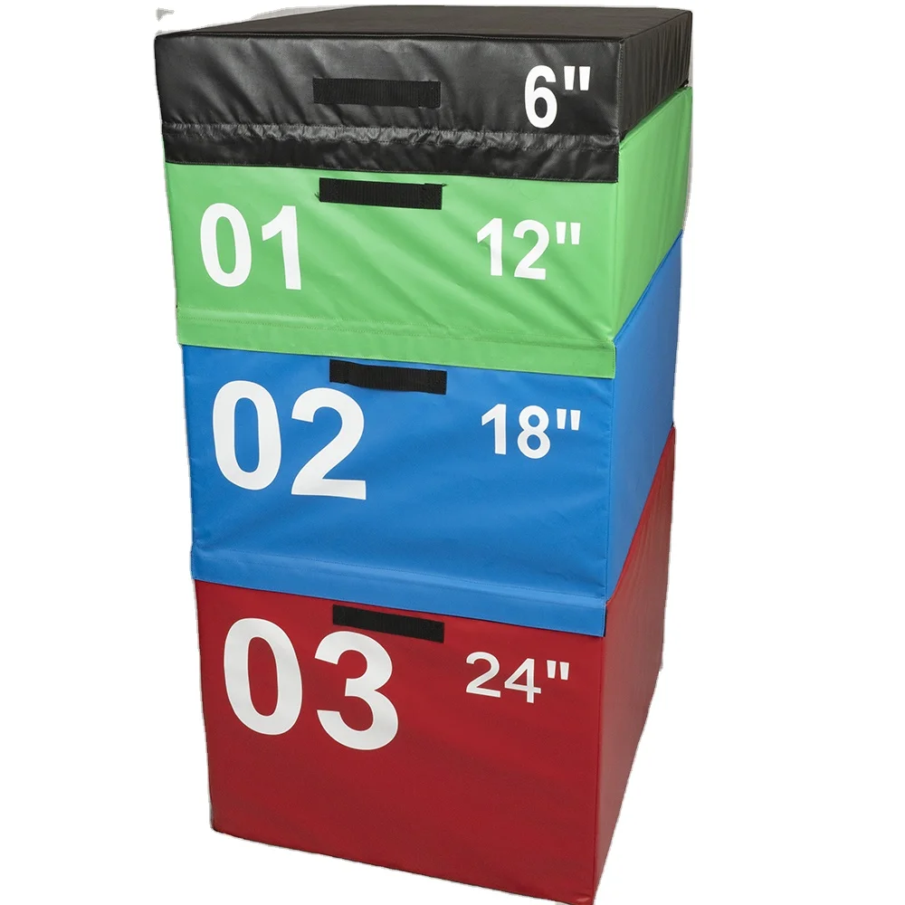 

High Quality Gym Fitness Equipment Soft Plyometric Box Jump Box Set