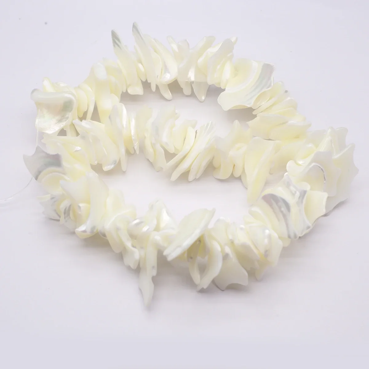 

20-24mmBig White Shell Irregular Natural Freshwater Bead Exquisite Women Jewelry Making DIY Necklace Bracelet Earrings Accessory