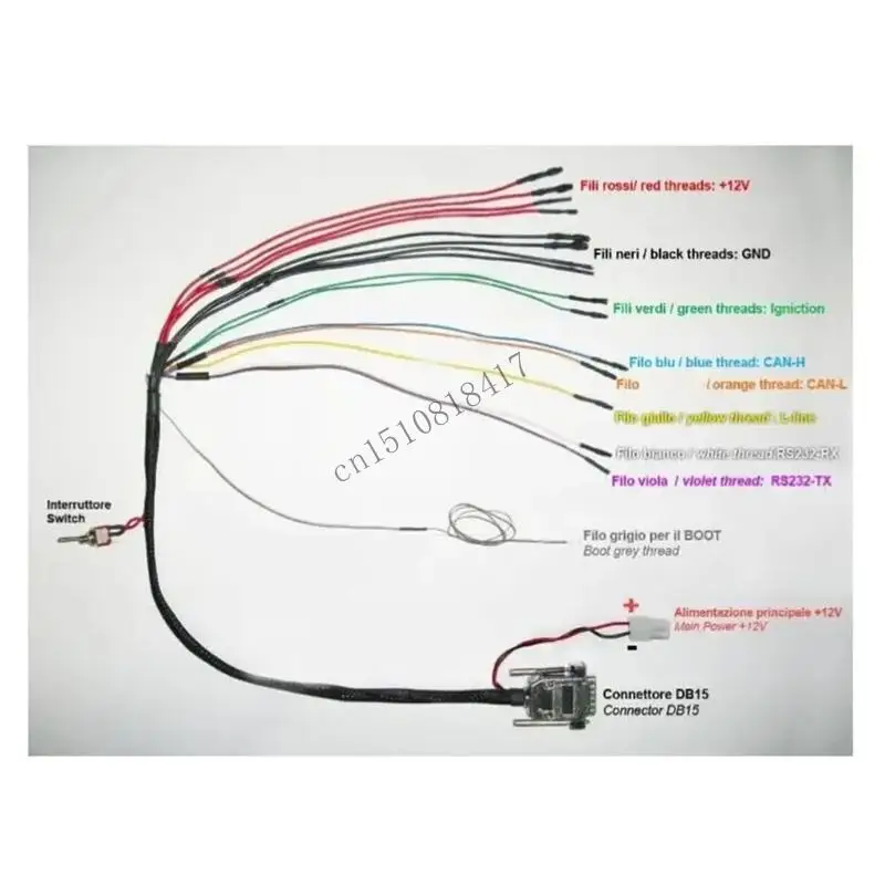 

517B Тройные кабели Cores для MPPS v13 V21 Ремонт кабеля