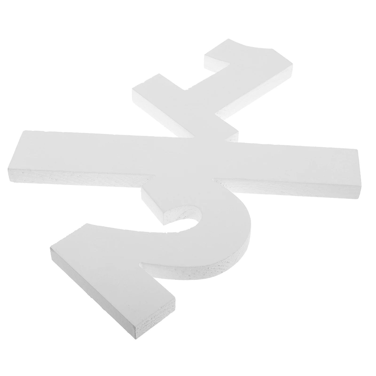 Puntelli per foto di metà anno Decorazioni di buon compleanno Ornamenti fai-da-te Cartello in legno Numeri in legno per la casa Mattoni Tavolo bianco per bambini