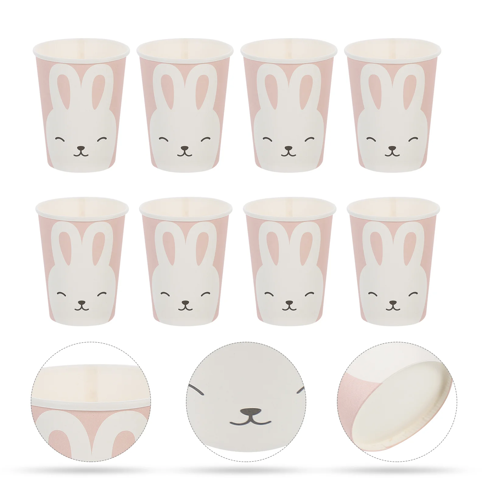 

32 Pcs Paper Cup Christmas Cups Bunny Drinking for Party Disposable Tablecloth Festival Supplies Outstanding Quality Hygienic