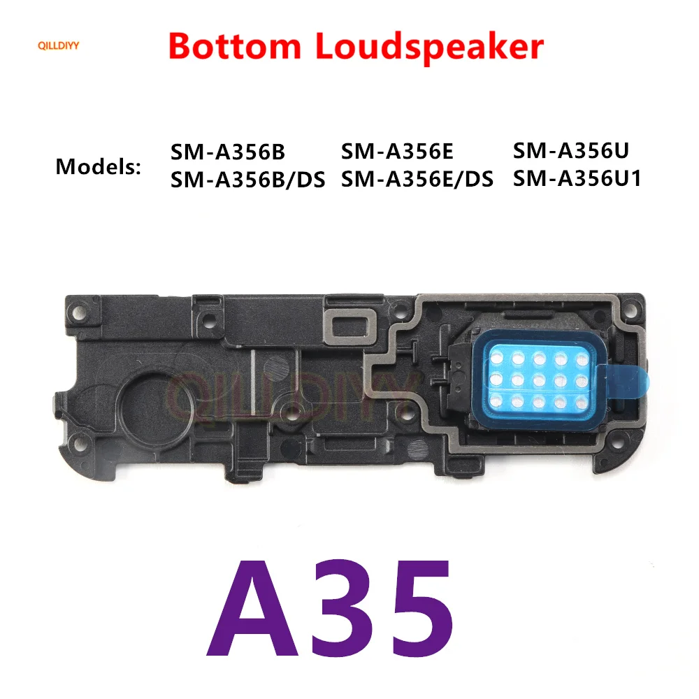 مكبر صوت لسامسونج غالاكسي A35 A356B/DS A356U أسفل مكبر صوت بصوت عال الطنان وحدة أجزاء بديلة #3