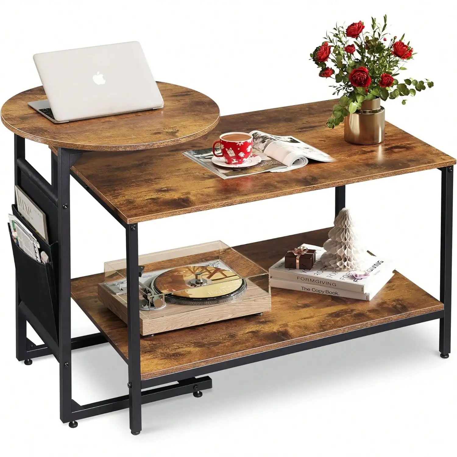

Selling Oval Coffee Table, Modern Living Room Coffee Table, Small Apartment/Home Office Coffee Table, Easy To Assemble, Sturdy And Durable Frame, Dimensions: 33.5 Inches (W) X 18.9 Inches (D) X 18.7 Inches (H), Vintage Wood Grain Appearance