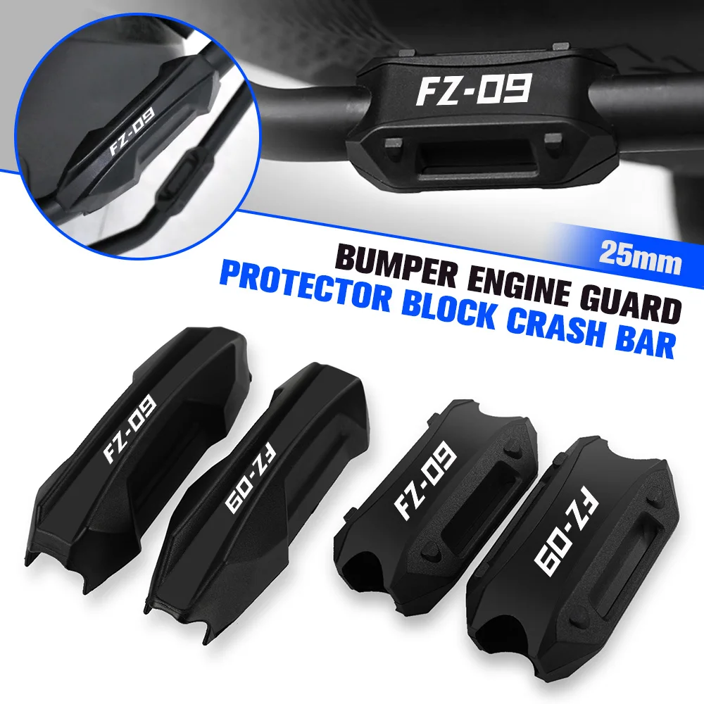 

Motorcycle 25mm Bumper Engine Guard Protector Block Crash Bar Decorative For Yamaha mt09/FZ09 FZ 09 FZ-09 2014 2015 2016-2023
