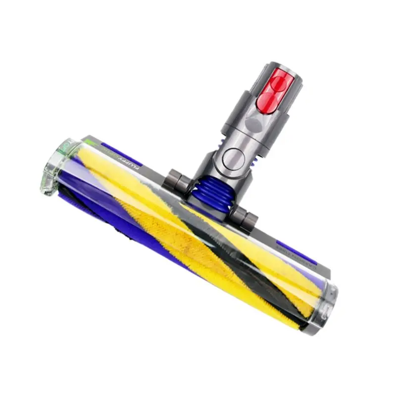 

Светодиодная мягкая роликовая чистящая головка для беспроводных пылесосов Dyson V10 Slim/V12, сменная насадка для щетки для паркетного пола