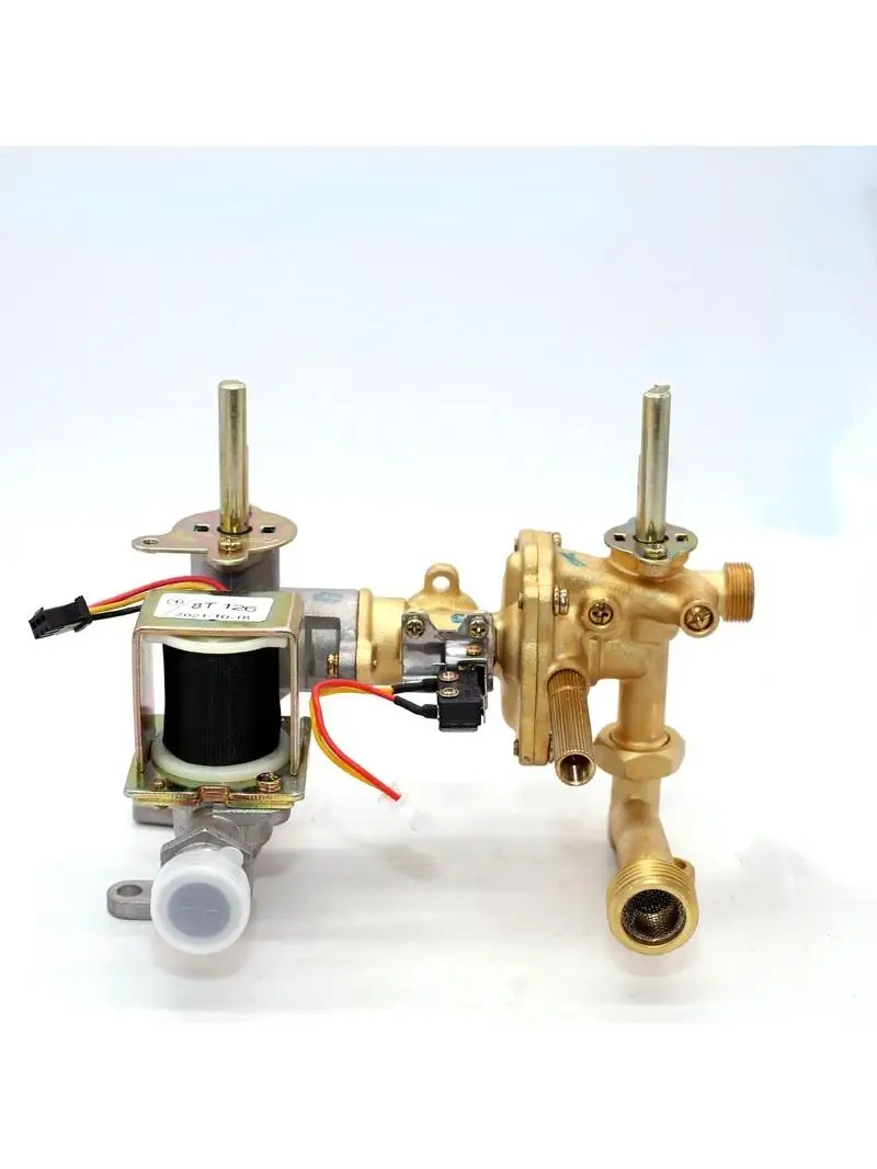 Pièces de chauffe-eau à gaz, vanne d'assemblage de gaz et d'eau pour Midea, vanne de liaison de gaz d'entrée d'eau, accessoires de vanne en cuivre, 1PC