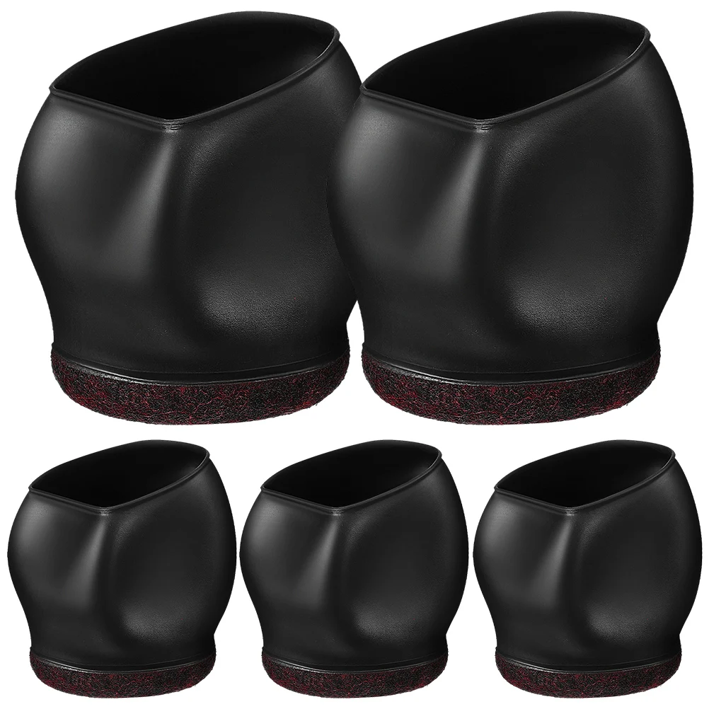 

Durable TPE Caster Cups 5 Pcs for Carpet Hardwood Floors Chair Leg Wheel Stoppers Office Furniture Protection Non Marking