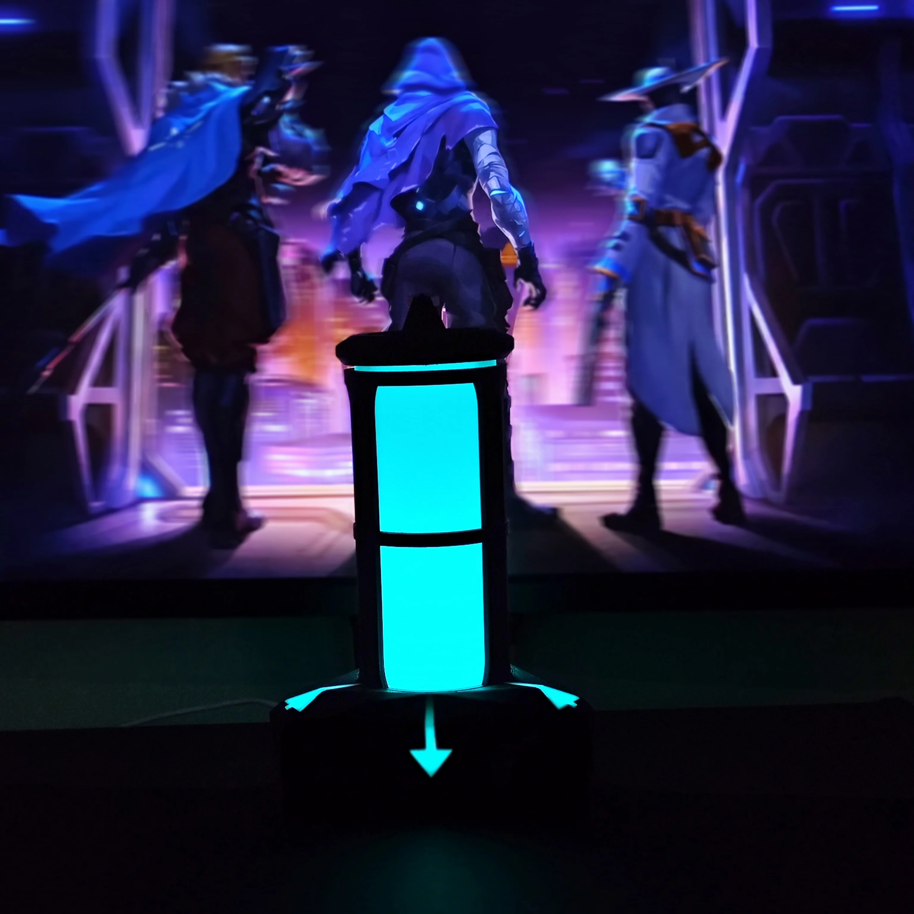 

Valorant Game Peripheral Energy Booster Night Light Remote Control Rgb Colour Light Cos Props Gifts Toys Restore