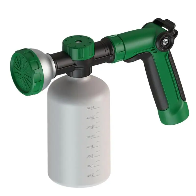 Pulverizador de manguera de 500ml con botella, pistolas de agua multifuncionales para lavado de coches, boquilla de manguera para lavado de coches, pistolas de chorro de agua, herramientas de fertilizante