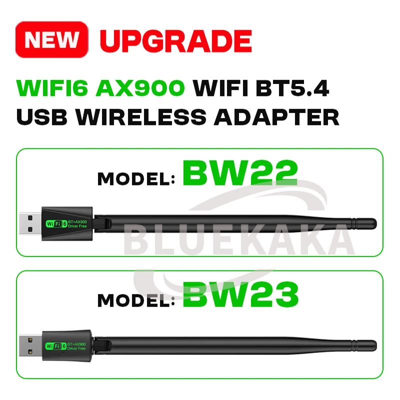 새로운 업그레이드 2IN1 USB WIFI6 블루투스 5.4 어댑터 2.4G+5GHz 듀얼 밴드 802.11AX 무선 네트워크 카드 수신기 동글 안테나 드라이버 무료 PC 노트북 WIN10/11용