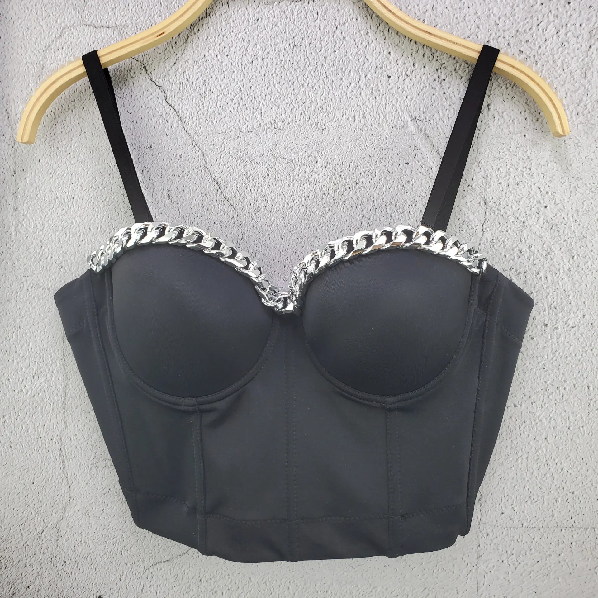 J742 Прямая поставка, майки, красивые бюстгальтеры для девочек, женская майка с цепочкой, верхняя одежда без рукавов Sweet Memory, индивидуальный топ