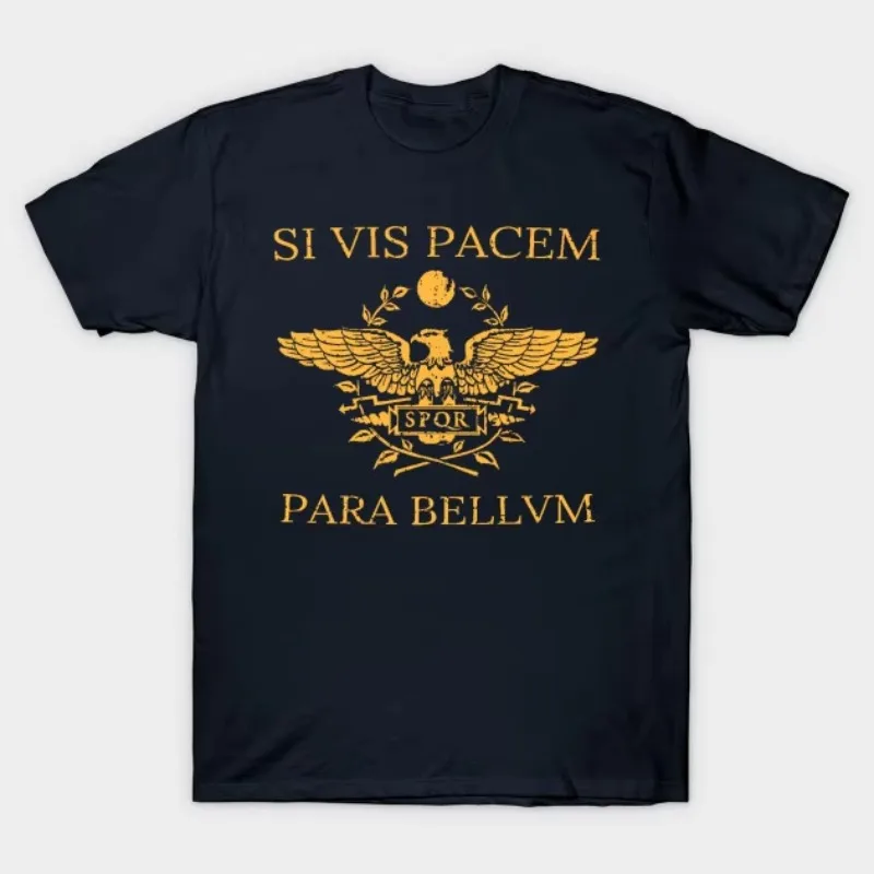 Roman Empire Golden Eagle T-shirt brand new short-sleeved round neck T-shirt casual men's short-sleeved T-shirt top 2025 new