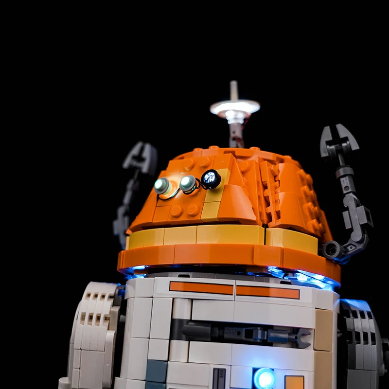 Set di illuminazione LED Lazishi 75416 adatto per Chopper (C1-10P) ™    Astromech Droid Lighting Gift (escluse i blocchi)