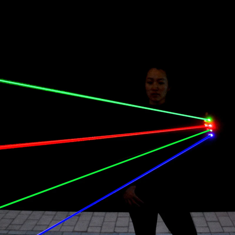 

Laser Light Performance Gloves for Bars, Wearable Glowing Finger Gloves, Dance Props for Performances and Club Events