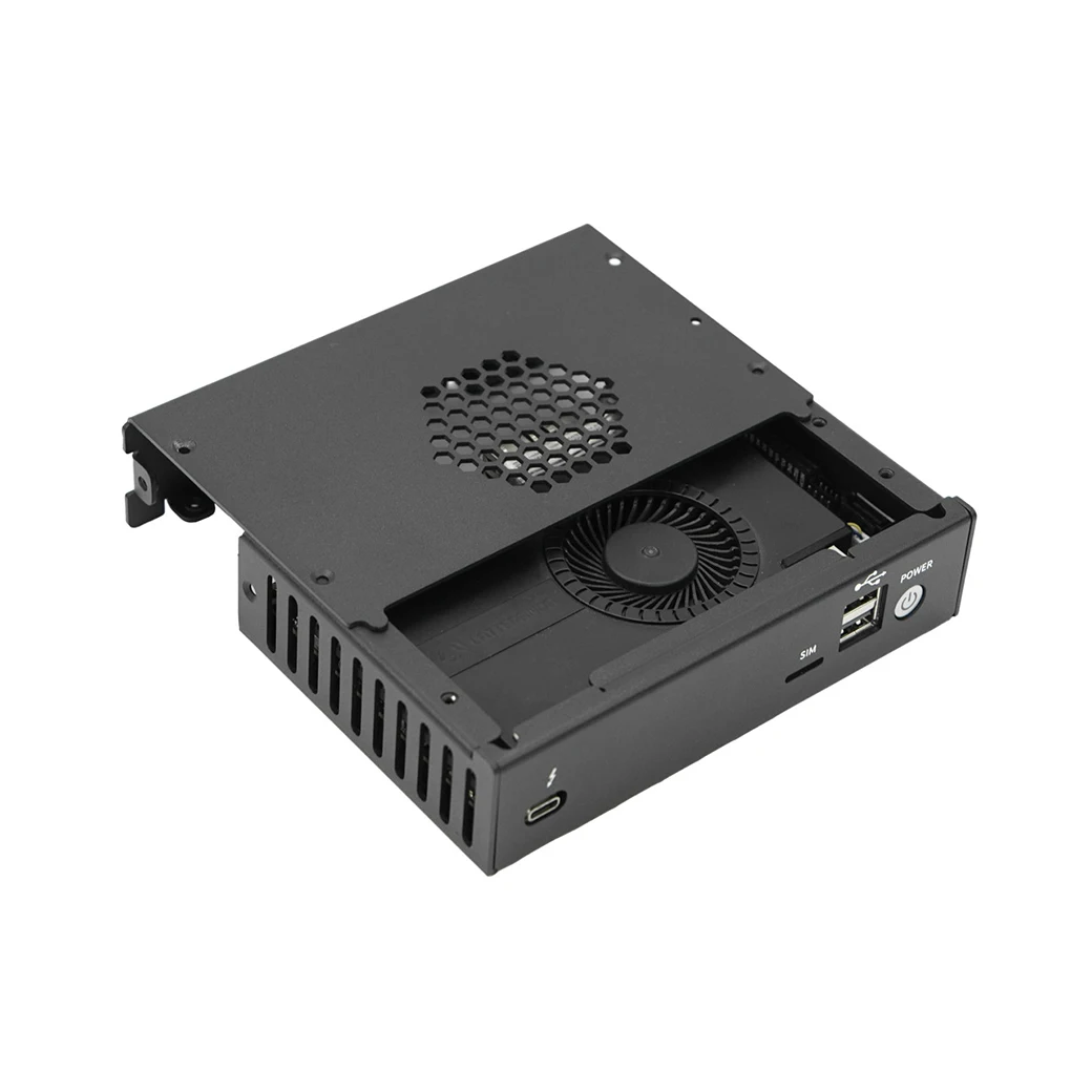 Dfrobot Vertical M.2 Expansion Support Box In Aluminum Alloy For Lattepanda Various Non-standard M.2 Expansion Board
