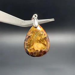 Cat Eye Natural Fire Pietersite Pendants Jewelry Women Men Red Brown Golden Yellow Blue Pieter Site Water Drop Beads Necklaces